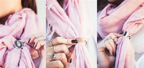 scarf ring how to use|how to wear scarf ring.